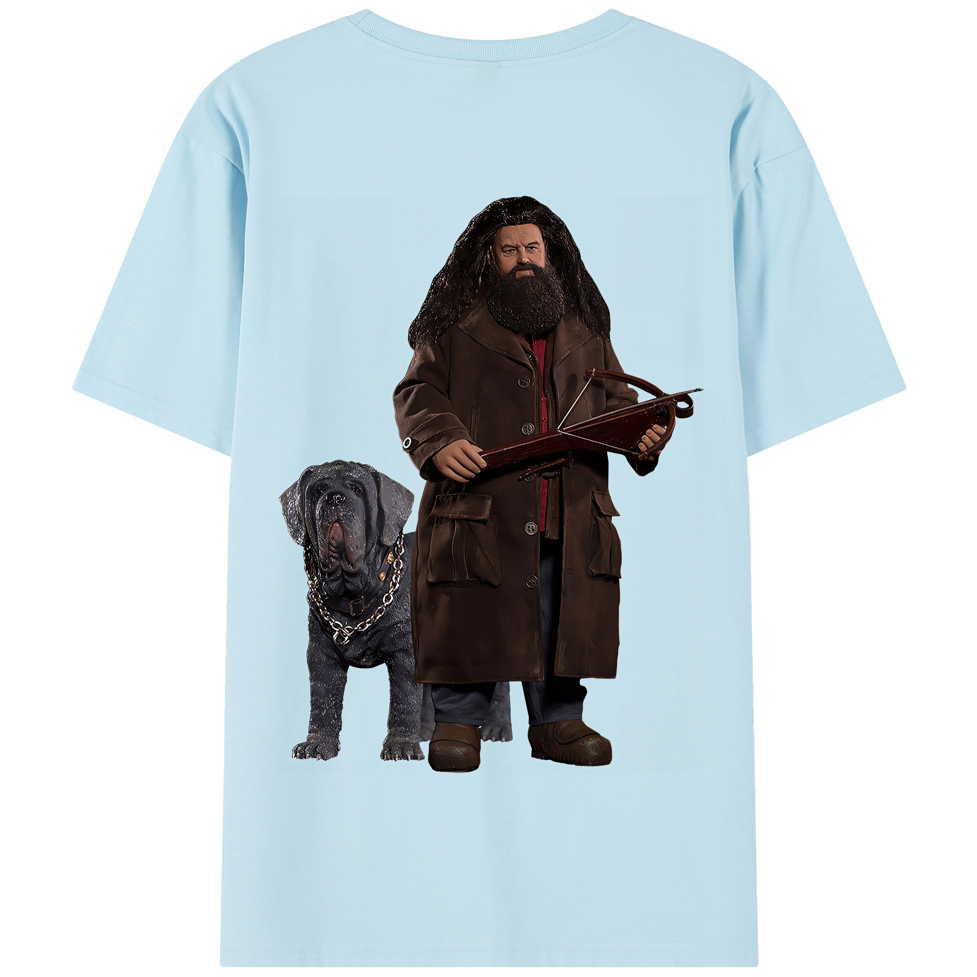 （画像用） Harry Potter ハリー・ポッターシリーズ 綿100％半袖Tシャツ（背面プリント）